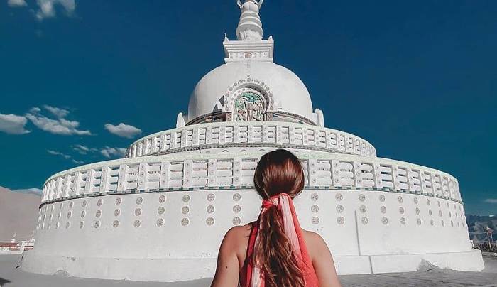 Architecture of Shanti Stupa